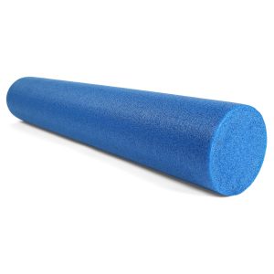 Blue  Foam Rollers for Fitness, Exercise Muscle Restoration, Massage Therapy, Sport Recovery and Physical Therapy for Homes, Clinics, and Gyms 6" x 36" Round