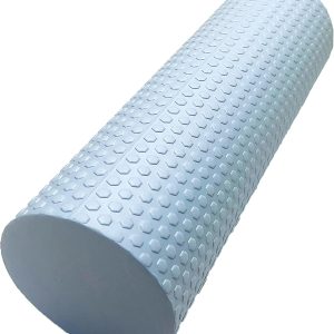 Massage Roller, Recovery Foam Roller, Medium Density Light Blue Trigger Point Massage Roller for Deep Tissue Excercise, Physical Therapy, Muscle Restoration, 12" X 4" Round
